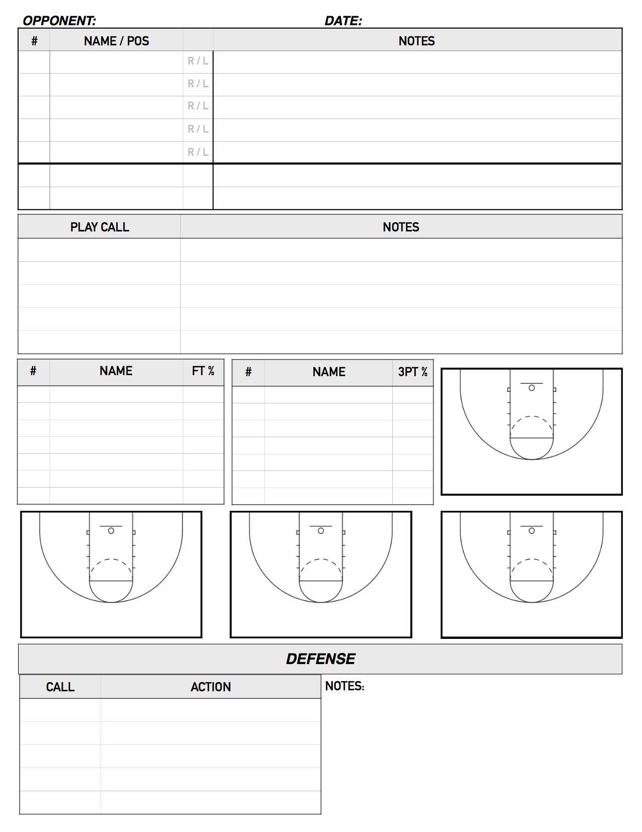 Basketball Scouting Report Template tsiswitch